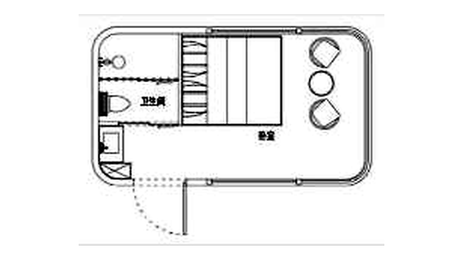Verified E3 Studio Capsule floorplan