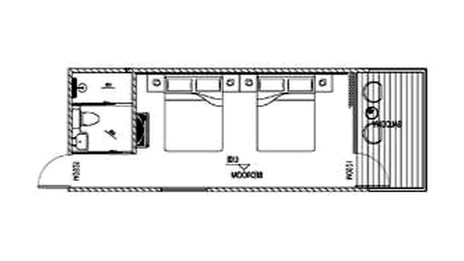 Verified N2 Standard Cabin floorplan