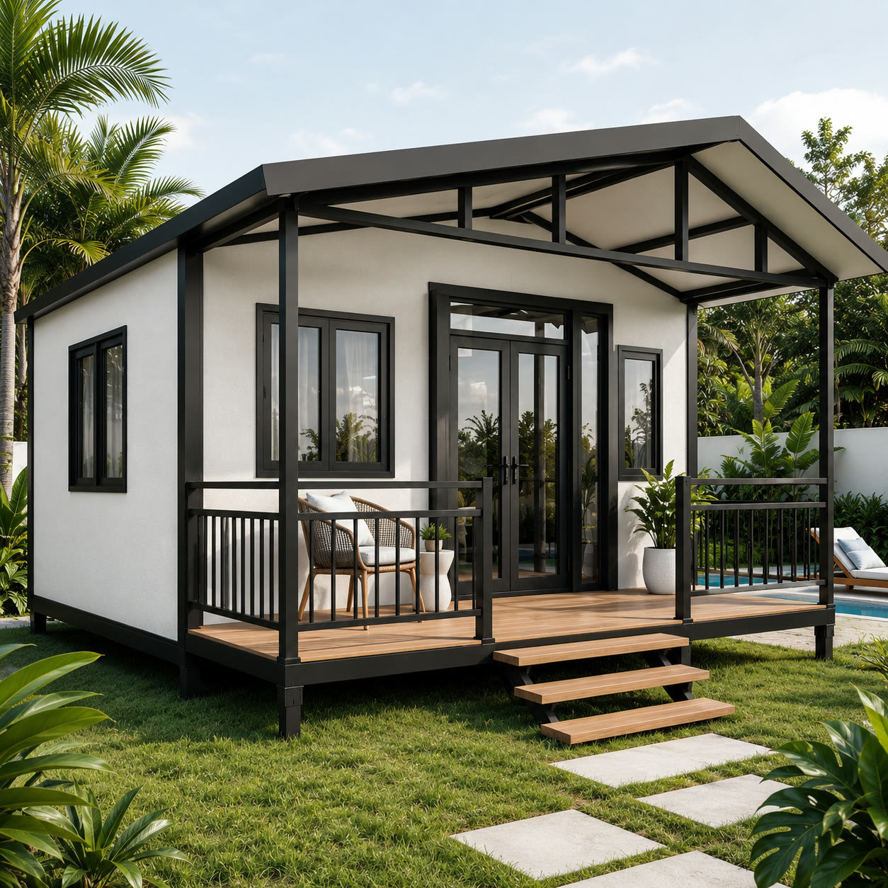 10ft full roof off-white