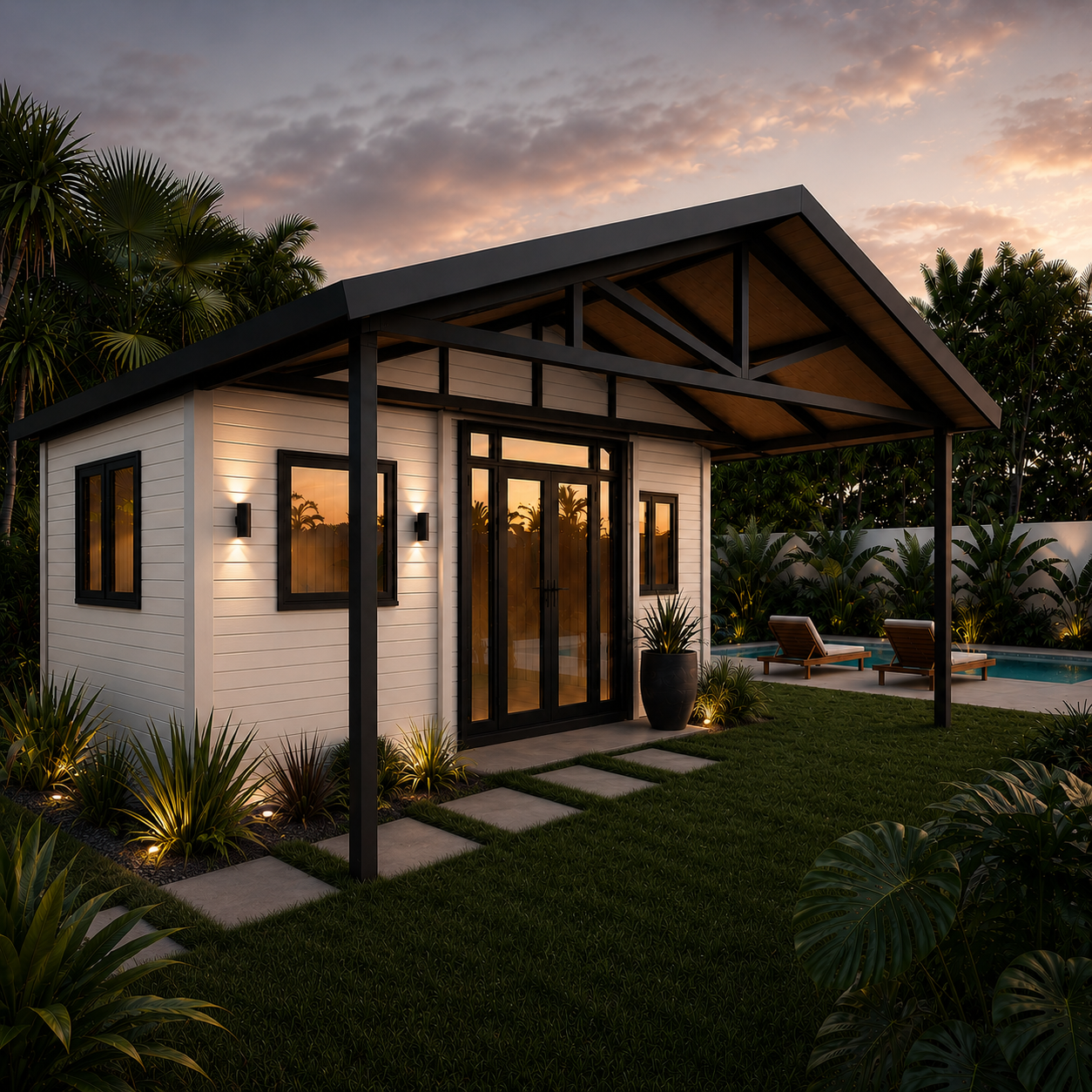 10ft roof only off-white