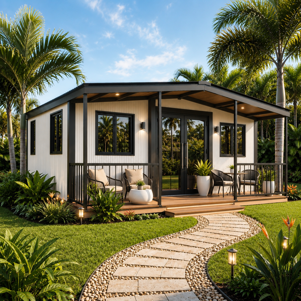 Roof and terrace off-white