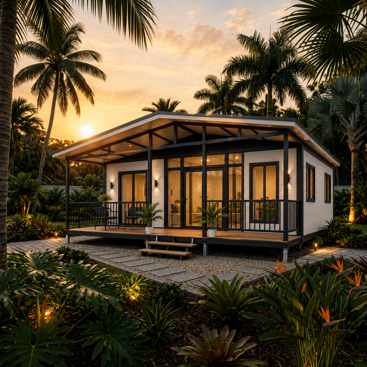 40ft full roof and terrace off-white